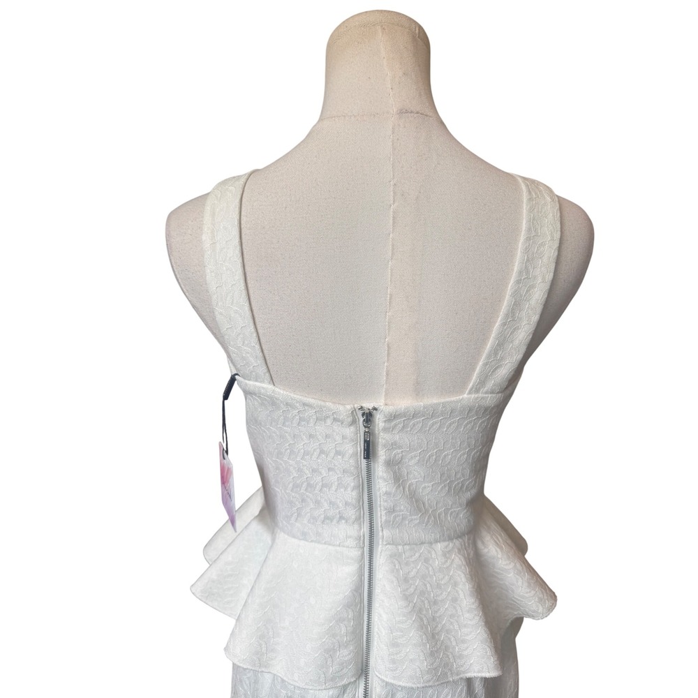 Chicwish Ruffle Halter Statement Mini Dress Size S NWT Homecoming Coquette Chic - Picture 7 of 11